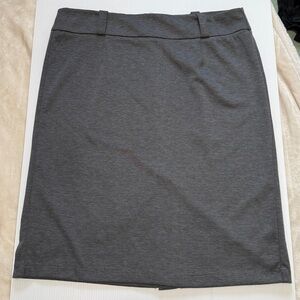 George Heather Gray Stretchy Pencil Skirt size 14